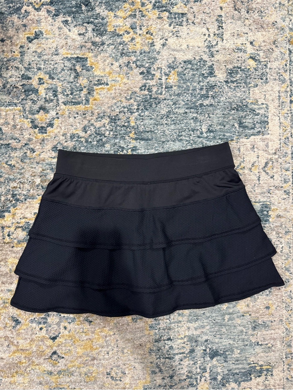 Kyodan Black Tiered Active Skirt